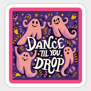 Dancing Ghosts Sticker